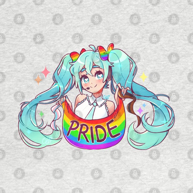 miku says happy pride! by pianta